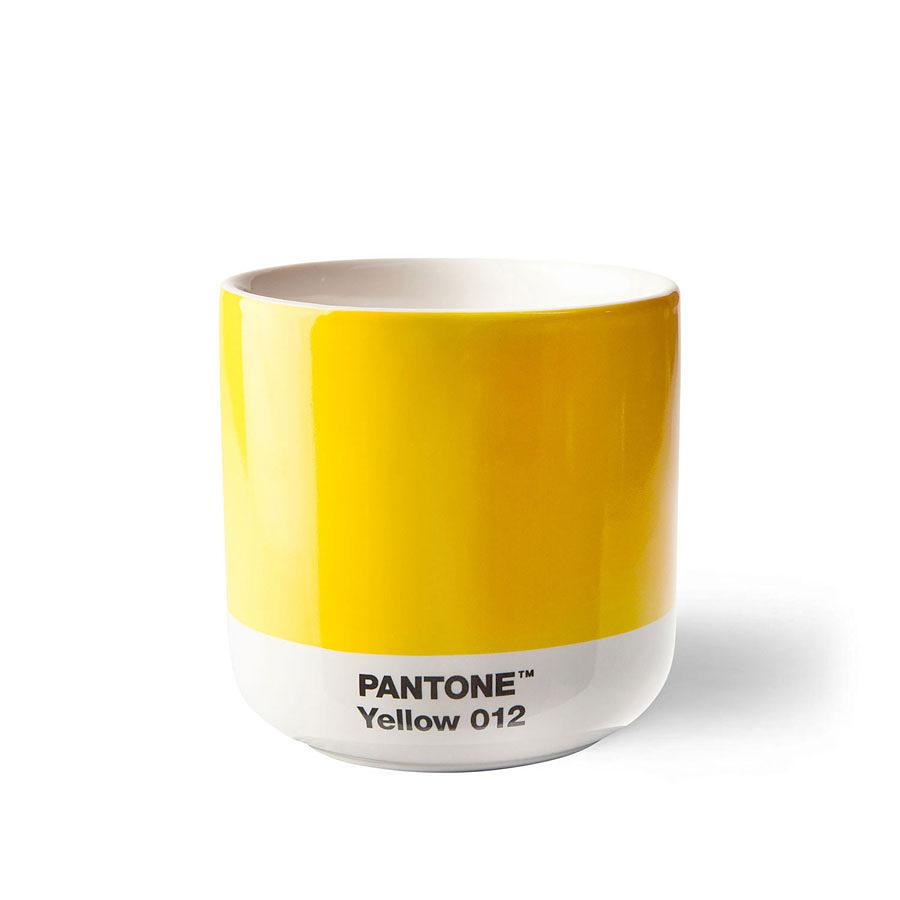 丹麥設計PANTONE雙層陶瓷杯/ 175ml/ 時尚黃/ 色號012 eslite誠品