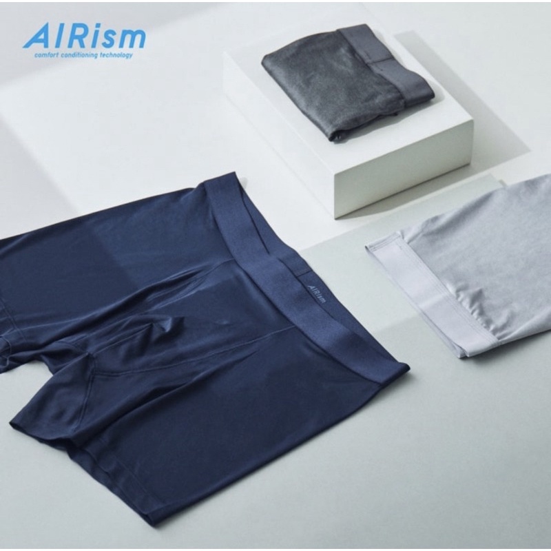 新登場期間限定Uniqlo Airism平口內褲（有開口）Airism材質夏日涼感快乾消臭
