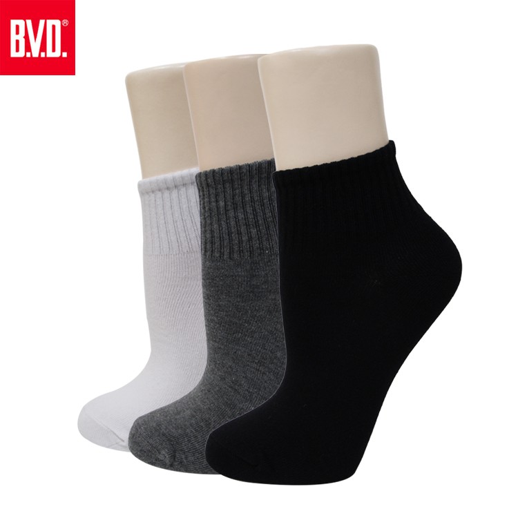 【BVD】1/2中性休閒襪-B221 短襪 女襪 運動襪