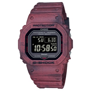 CASIO 卡西歐 G-SHOCK 太陽能x藍牙連線 荒野冒險電子腕錶-紅 42.8mm/GW-B5600SL-4