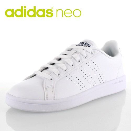 【二手】愛迪達 Adidas NEO CLOUDFOAM 運動鞋 休閒鞋 白藍 US8.5 JP26.5