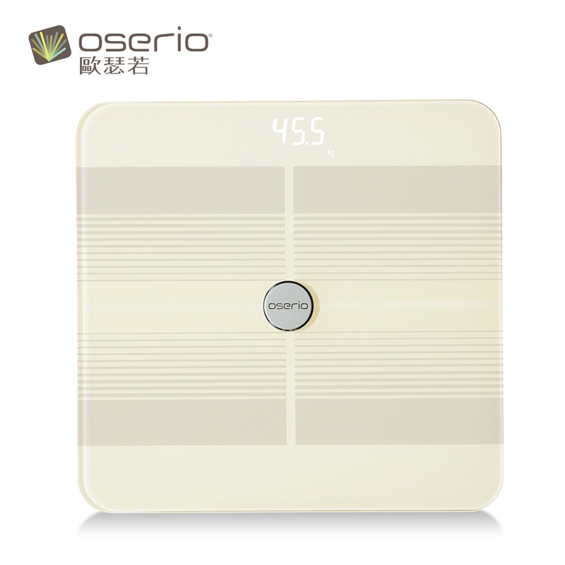 oserio無線心率體脂計FTG-168(體脂肪機/體重計/七合一檢測/歐瑟若/藍牙傳輸/母親節禮物)