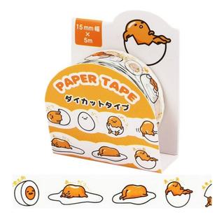 日本正版 Sanrio 花邊紙膠帶 gudetama蛋黃哥 15mm 82684-7