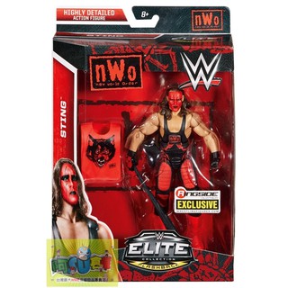 ☆阿Su倉庫☆WWE摔角 Sting NWO Wolfpac Exclusive Figure 傳奇巨星限定精華版人偶