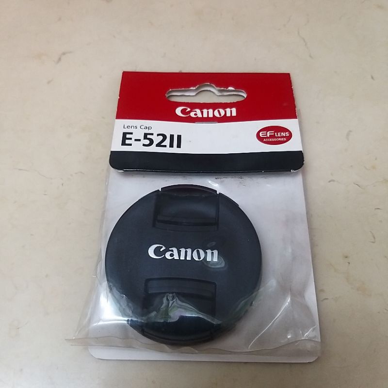 佳能 Canon E-52II 52mm 原廠鏡頭蓋 52可用 EF 50mm F1.8 II RF 24MM F1.8