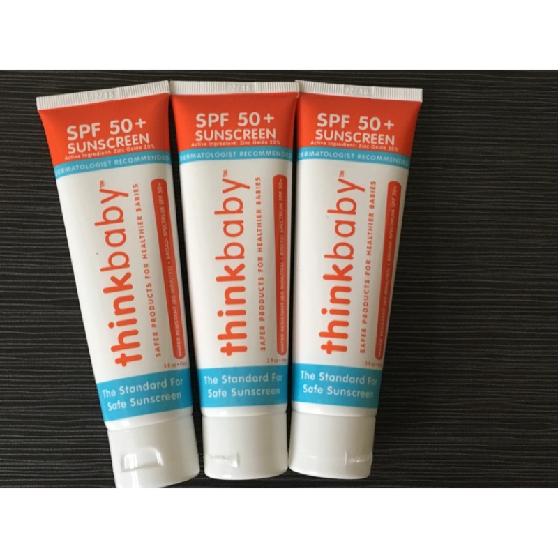 《美國帶回現貨》Thinkbaby Sunscreen Lotion 嬰幼兒專用無毒防曬乳(3oz / 89ml)