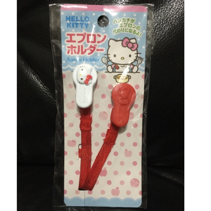 ❤❤╮豹 紋小舖舖╭❤❤ 🇯🇵日本帶回-三麗鷗Hello Kitty圍兜固定夾