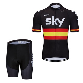 SKY 騎行服套裝公路自行車騎行服山地自行車騎行服上衣和短褲