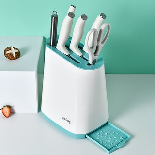 -簡約生活-廚房用品刀架座原創瀝水防黴家用多功能刀具置物架收納架菜刀架