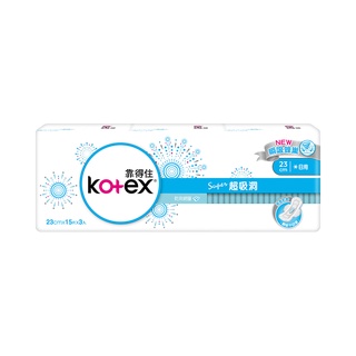 【Kotex 靠得住】超吸洞衛生棉 日用/夜用 (23cm/ 28cm/35cm) 箱購