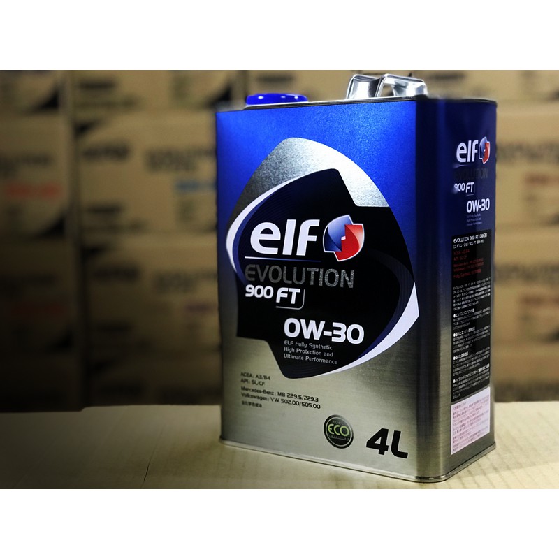 日本製 ELF 0W30 億而富 EVO 900FT 0W-30 4公升 福斯 寶馬 認證機油賓士229.5 嘉油站