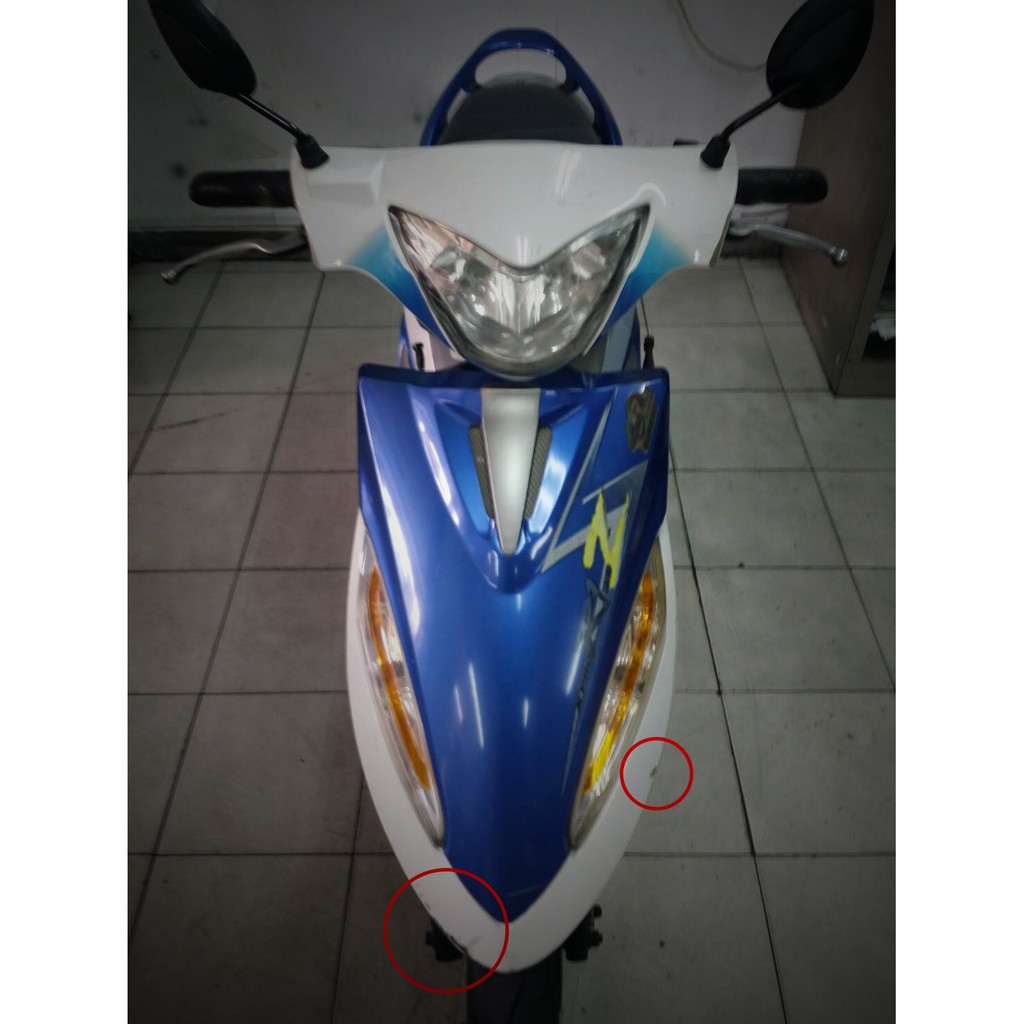 [自售二手]三陽SYM- R1 Z 高手 100 (藍白色)  11年車 狀況良好