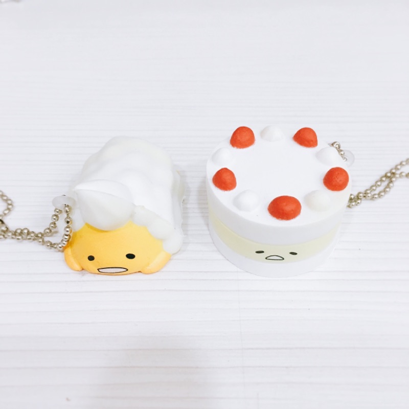 日本🇯🇵 蛋黃哥 海綿造型扭蛋 轉蛋 奶油 蛋糕