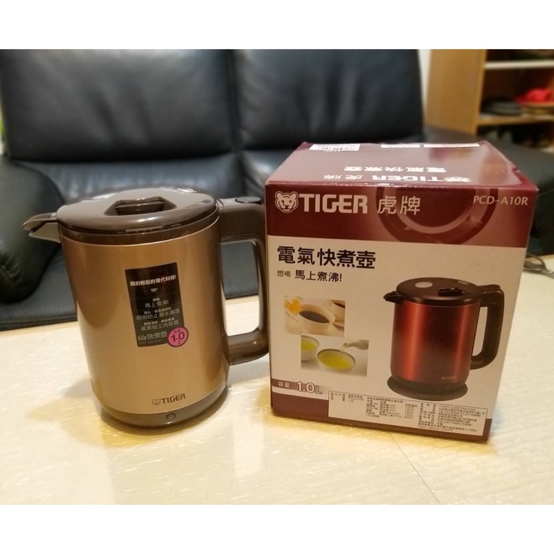 全新 Tiger 虎牌1 0l 提倒式電氣快煮壺pcd A10r Ne 香檳金 配合蝦皮活動免運 蝦皮購物