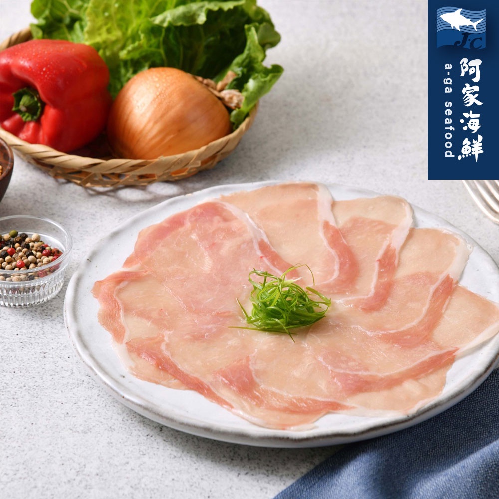 【阿家海鮮】亞麻籽里肌豬肉片 (200g±10%/包)