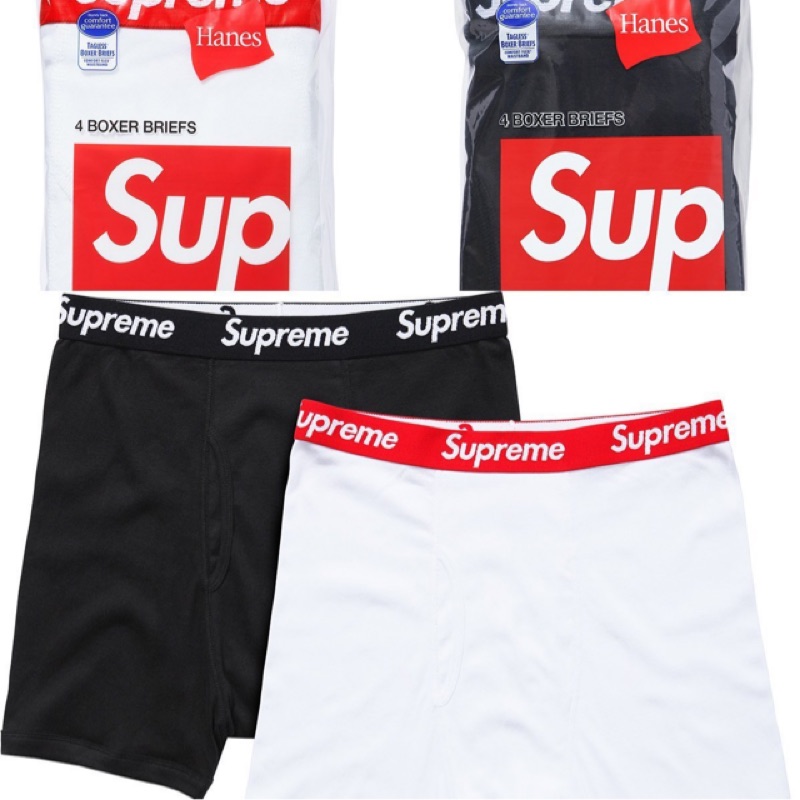 supreme x hanes underwear