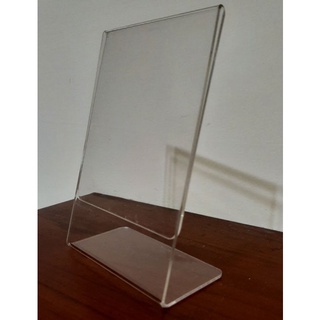 L型壓克力展示架/壓克力POP立牌/壓克力桌上型DM架/L型壓克力立牌10.3*15.5＊5.5