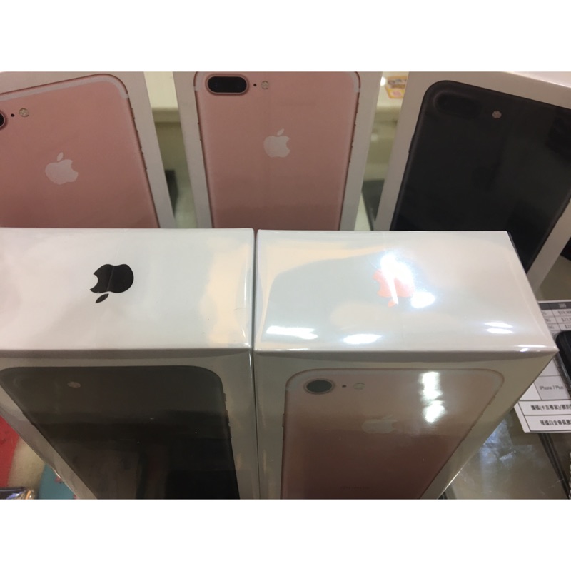 現貨消光黑Iphone7 plus 128g全新已拆封⋯2/4續約機=28500