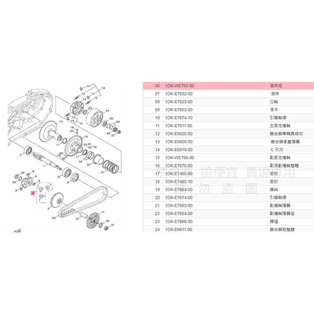 撿便宜料號 2JS-H2501-03  YAMAHA 山葉原廠主開關舵鎖總成 含磁石鎖 BWS R 電源主鎖 鎖頭