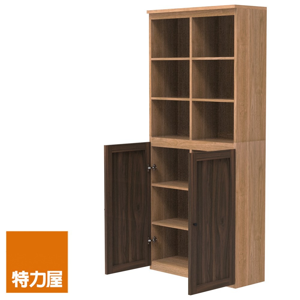 組 -特力屋萊特 組合式書櫃 淺木櫃/淺木層板8入/深木門2入 78x30x174.2cm