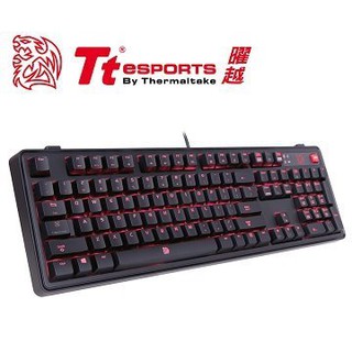 小白的生活工場*Tt eSPORTS 拓荒者MEKA PRO CHERRY (青軸)紅燈機械式電競鍵盤(特價出清)