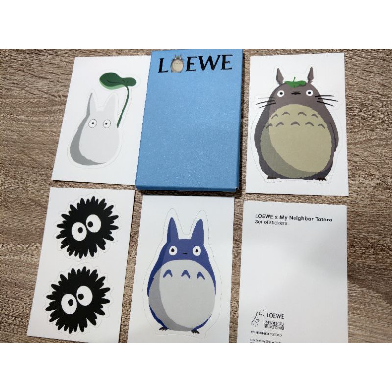 ［已完售勿下單］極限量 LOEWE X MY NEIGHBOR TOTORO 龍貓系列 貼紙禮盒