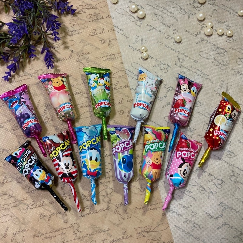 【美食館】日本 固力果Glico 迪士尼棒棒糖（單支販售）汽水 水果 飲料口味 果汁口味 造型糖果
