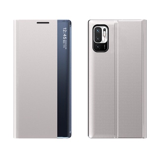 紅米Note 11 Pro Plus/Note 10 Pro/Note 10s 10 4G 5G 智慧透明視窗皮革手機殼