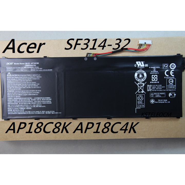 ACER宏基Swift 3 SF314-32 SF314-42 N19C4筆記本電池AP18C8K C4K