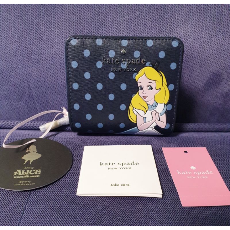 Kate Spade 愛麗絲聯名款短夾