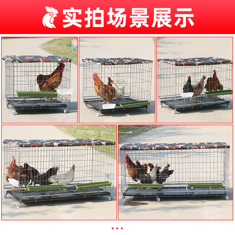 簡易角鋼雞籠家用折疊雞籠子大號加粗加密雞舍養殖雞籠大型大號養殖籠