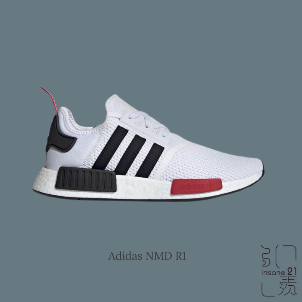 ADIDAS ORIGINALS BOOST NMD R1 白黑紅白魂EG2698【Insane-21】 | 蝦皮購物