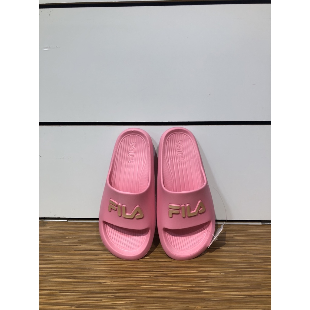 【清大億鴻】FILA  2022春夏最新款 兒童拖鞋 粉色 2S432W-551