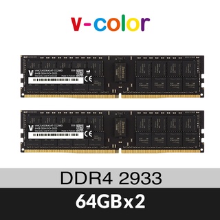 v-color全何Apple Mac Pro專用DDR4 2933 128GB(64GBX2) R-DIMM伺服器記憶體