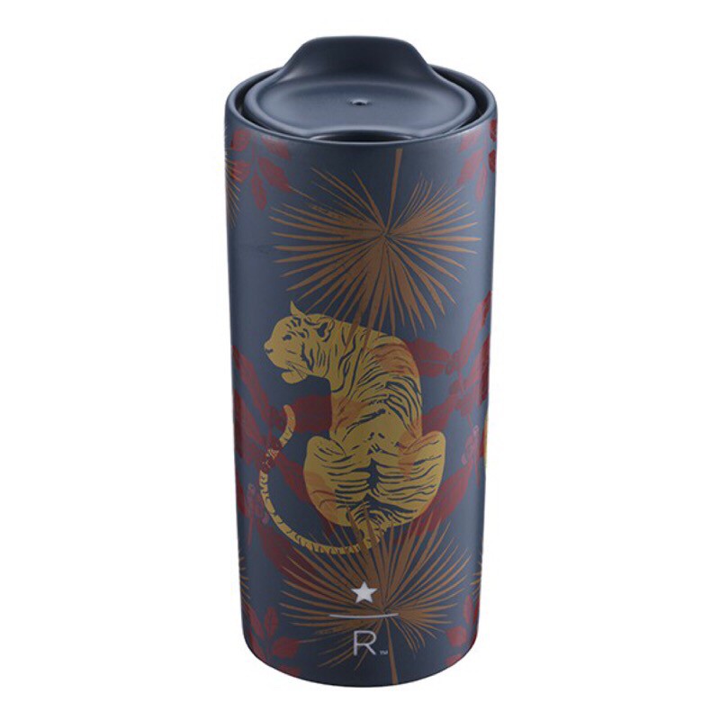 Starbucks 星巴克 2018年 典藏門市限定Reserve 老虎TIGER 典藏雙層馬克杯 10oz