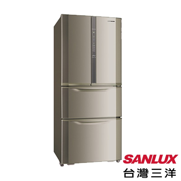【全館折扣】SR-C551DVF SANLUX台灣三洋 551公升 直流變頻對開四門冰箱 上冷藏下冷凍