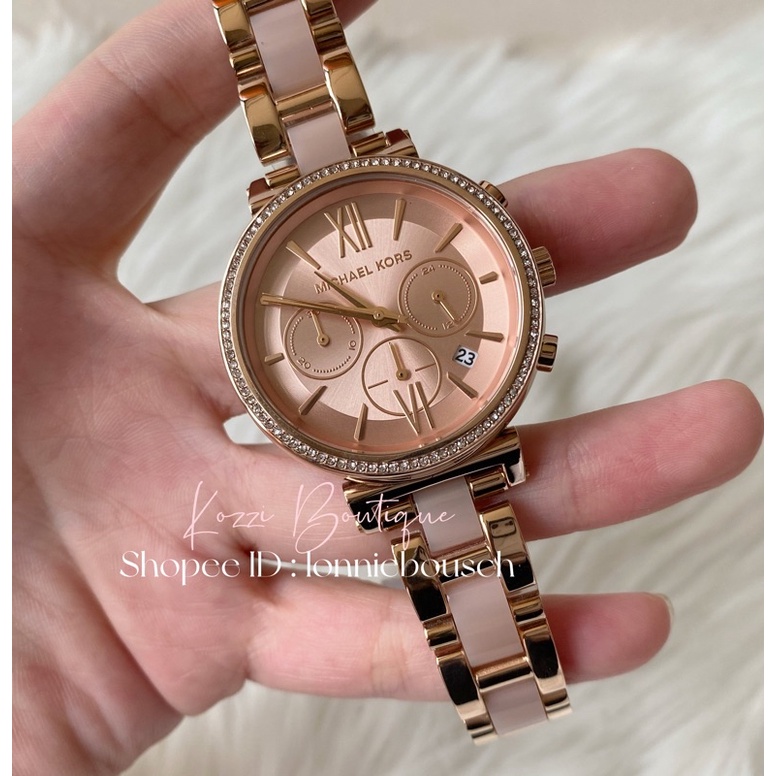 Michael Kors 羅馬 水鑽 金色 玫瑰金 粉 mk6559 mk6560 mk6584 mk 手錶 mk 錶