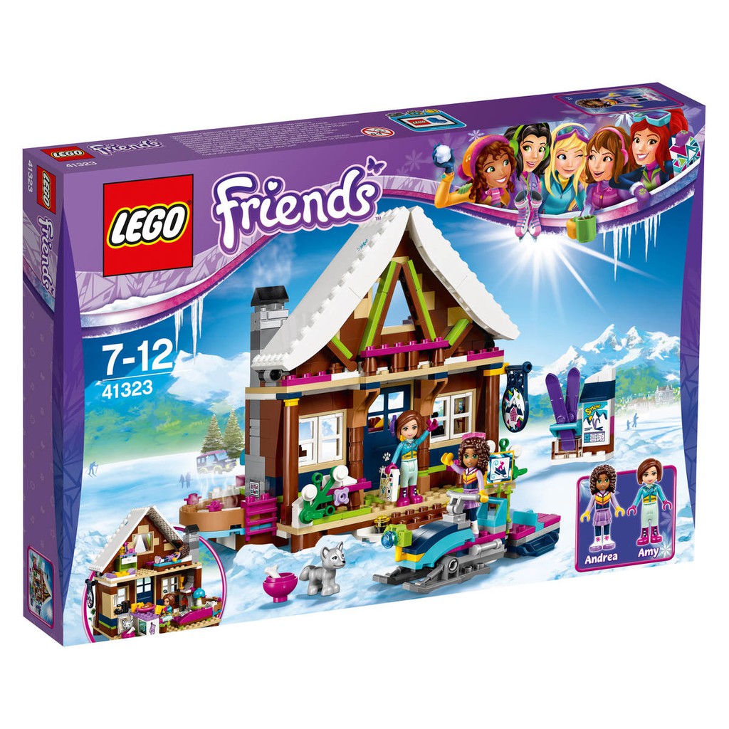 ［想樂］全新 樂高 Lego 41323 Friends 滑雪度假村 小屋