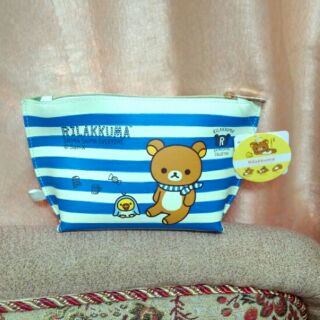 Rilakkuma 拉拉熊化妝包 懶熊萬用包 拉拉熊收納包 時尚又實用