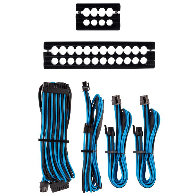 現貨 淺規則 Corsair 海盜船模組電源編織線大小套件線材模組線電源供應模組線 蝦皮購物