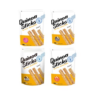 【蝦皮特選】QUINOA STICK 藜麥千層棒(130g) 原味/黑芝麻/鹹蛋黃/巧克力