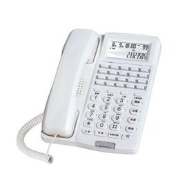 【通訊達人】瑞通 RS-8012 HME 來電顯示耳機型話機_20組記憶鍵_鈴聲可關閉_乳白色