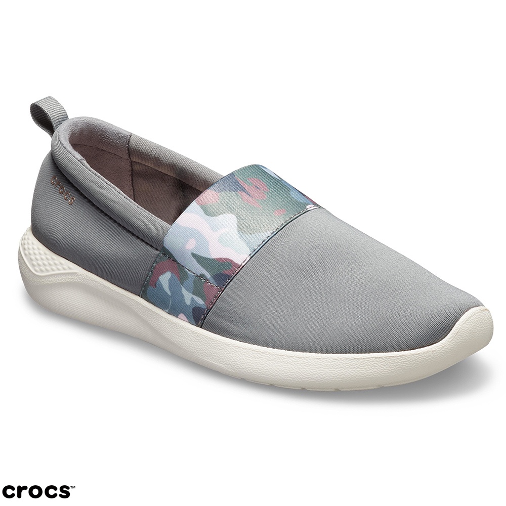 Crocs卡駱馳 (女鞋) LiteRide圖紋便鞋-205374-0E9_洞洞鞋