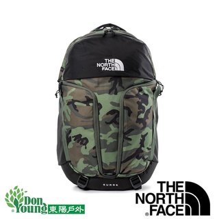 【THE NORTH FACE】北面新款男女款黑色舒適減壓休閒後揹包 A52SG