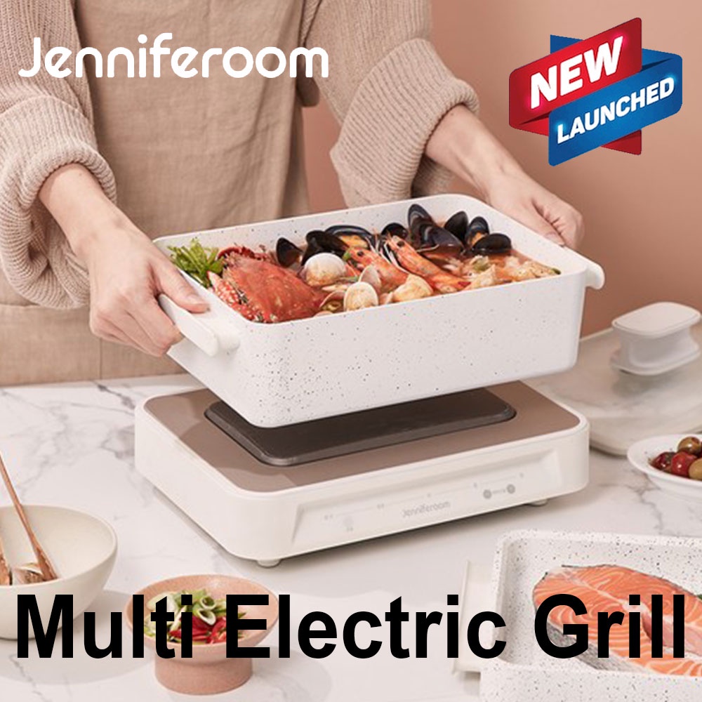 Jenniferoom JR-MG1910WH Multi Electric Grill