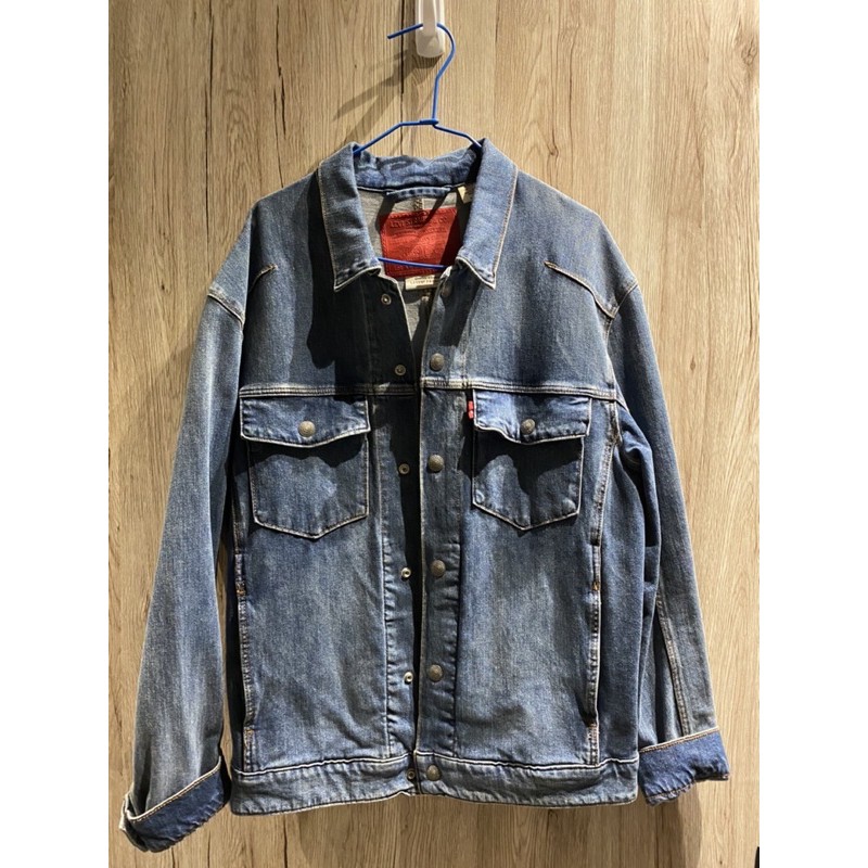 LEVIS LEJ 牛仔外套 水洗淡藍色