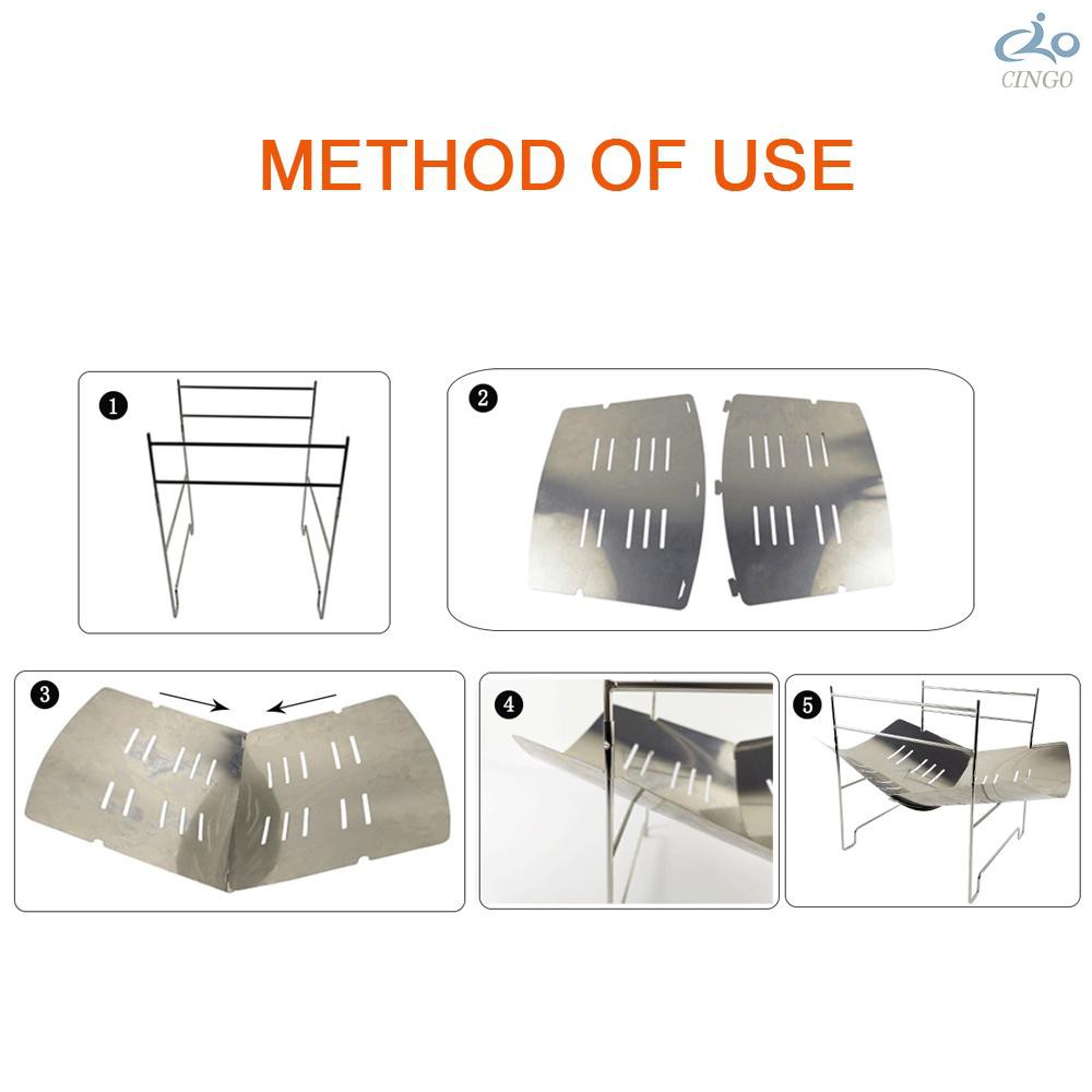 超輕折疊收納焚火台便攜野營不銹鋼燒烤爐架焚火爐柴火爐type4 本體 三規格叉 烤網 底盤 日英說明書 蝦皮購物