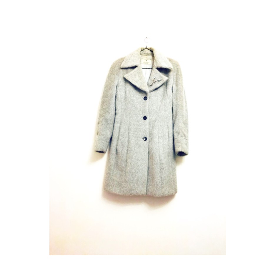 TRUSSARDI高級毛料大衣 義大利製  38號  1折出清特價賠售