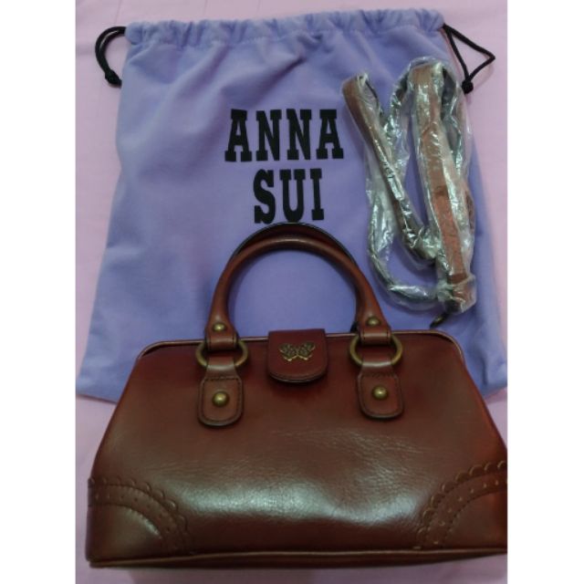 Anna Sui復古牛皮醫生包(專櫃購入)