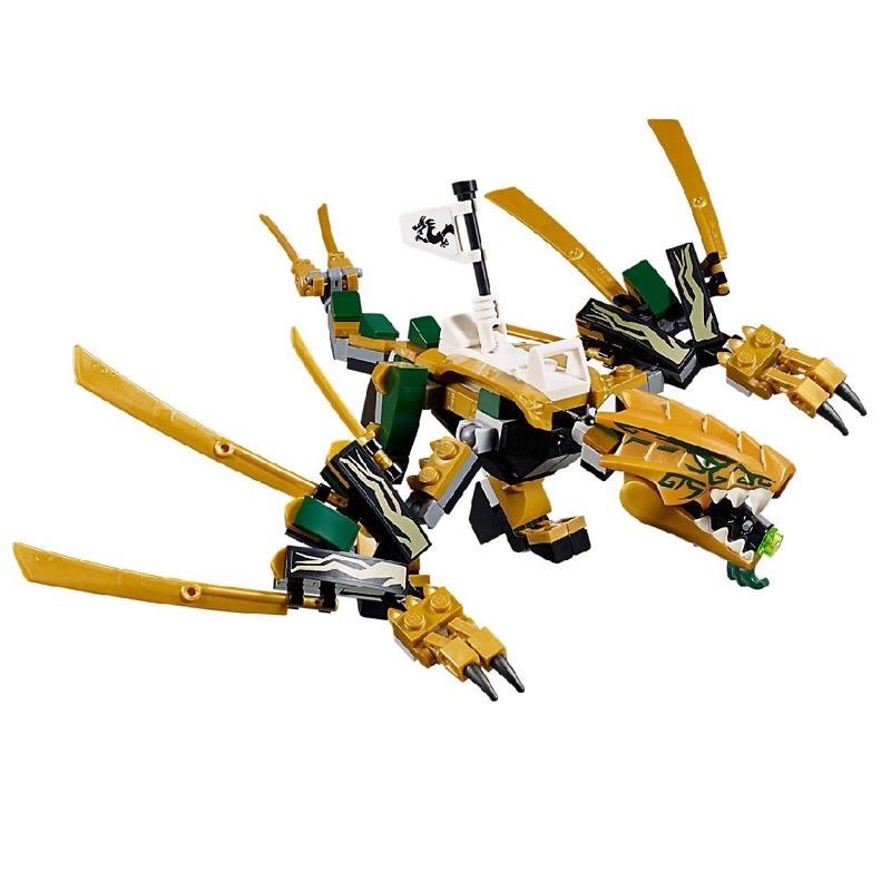 ®️樂高 LEGO® ︎70666 ⚠️二手 旋風忍者系列 NINJAGO 單售黃金飛龍